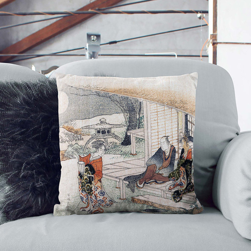 Square Throw Cushion, 40 x 40 cm, White