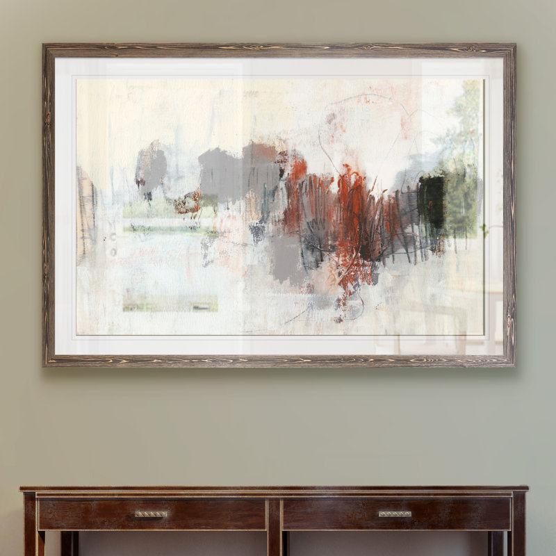 « neutrals & rouille i » par paul cezanne-photo-cadre, reproduction d’art, Papier avec encadré espresso