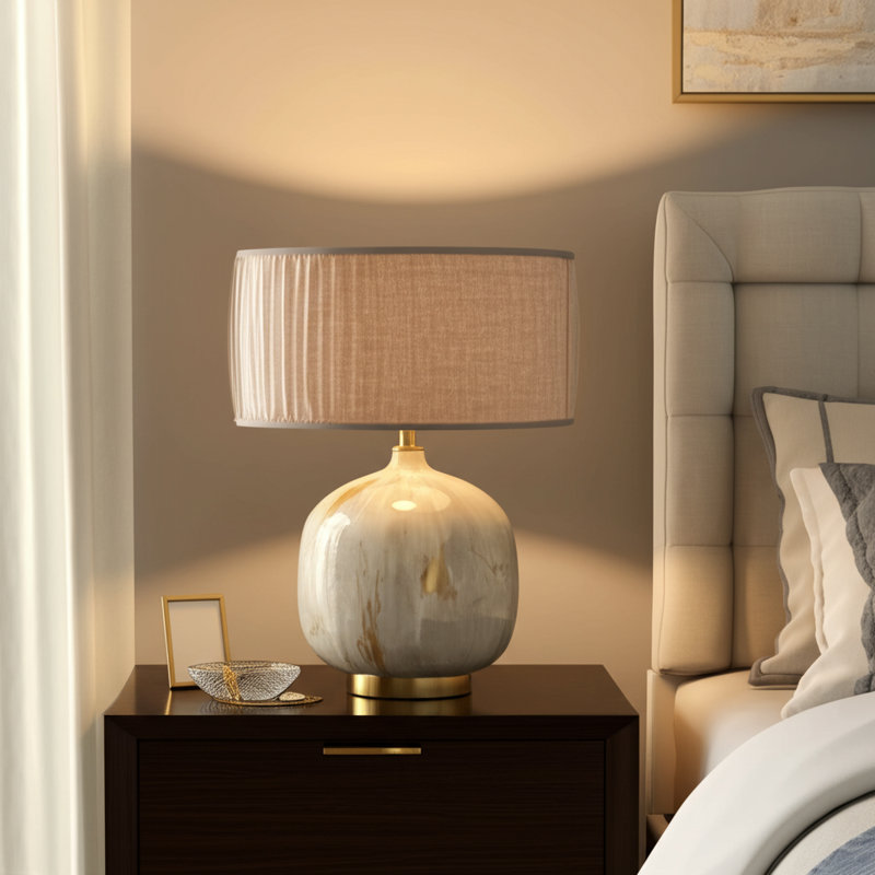 Lampe de table Modern Modern, Ivoire ivoire