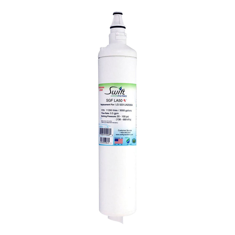 SGF-LA50 Rx Compatible Pharmaceuticals Refrigerator Water Filter for LT600P, 5231JA2006A, 46-9990.