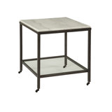 Marble Top End Table