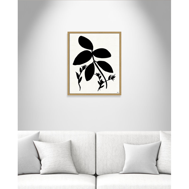 Silhouette Garden II by Susan Jill, Natural Wood Grain Framed, 25.5" H x 21.5" W x 0.75" D