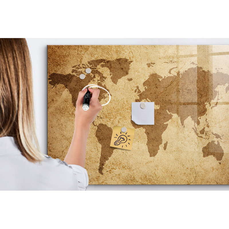 Magnetic Glass Photo Memo Board