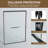 44-48 In. W X 72 In. H Double Sliding Shower Door, Semi-Frameless Bypass Bathroom Sliding Door With 1/4" (6Mm) Tempered Glass For Walk-In Shower-121957732
