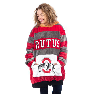 Couverture moelleuse pelucheuse Ohio State Buckeyes