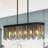 Shoshoni 6 - Light 28"W Linear Kitchen Island Pendant