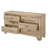 Ilmie Commode double 6 tiroirs avec miroir