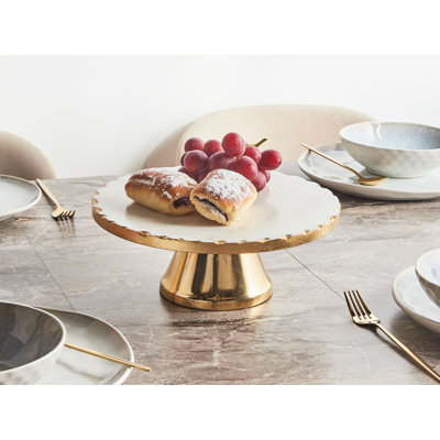 Abiagael Marble Cake Stand
