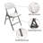 Aniston Heavy Capacity Commercial Event Party Dining Plastic Resin Seat Stackable Folding Chairs