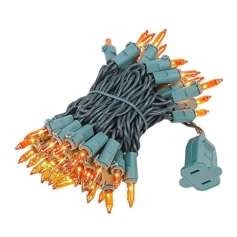 Mini-chaîne pour l’extérieur 11'50 ampoules Pirtle, ambre, vert