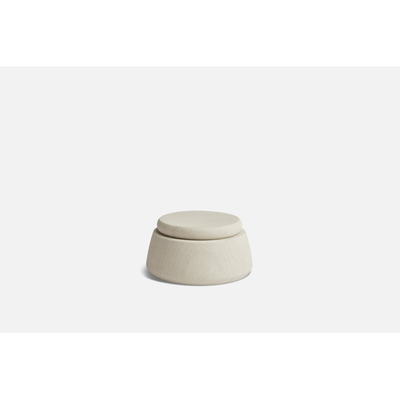 Serene Jar (Low), Gray