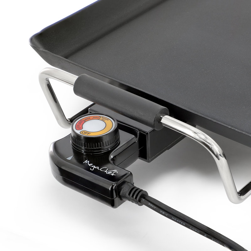 MegaChef 21 Inch Electric Grill with Drip Tray and Non-Stick Coating