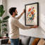 Study in Bloom Botanical - Framed Print-874840104-874840105
