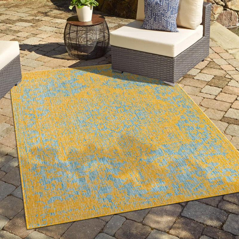Tapis d'extérieur Jill Zarin, Rectangle 9 pi x 12 pi
