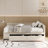 Twin size L-Shaped Upholstered Platform Bed with Storage and Drawers-110990649