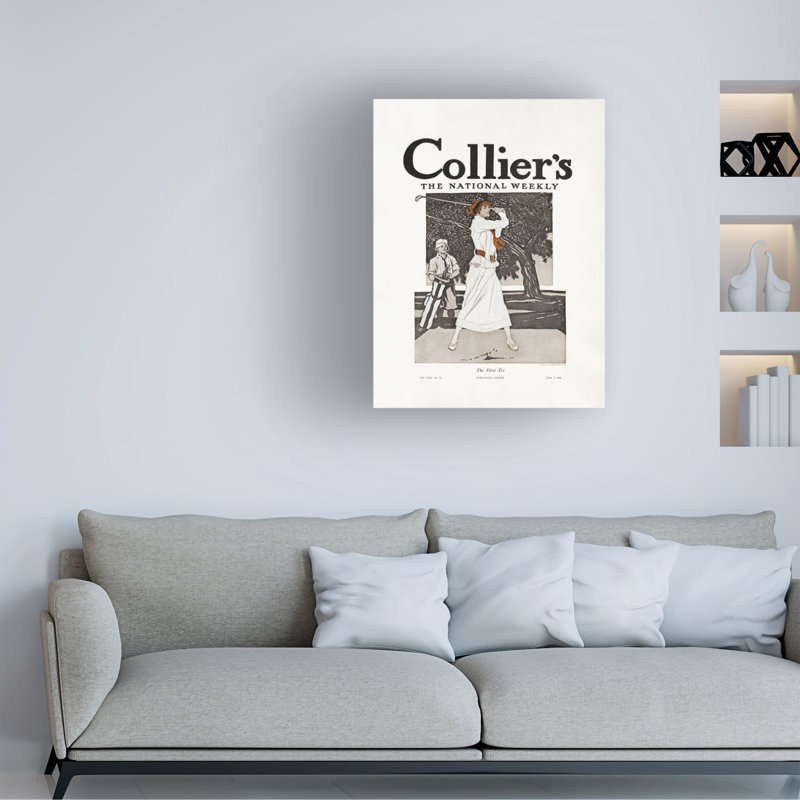 Art sur toile, collier, éd., H 32 po x l 24 po