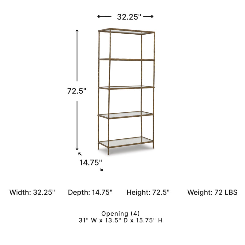 Etagere, Gold