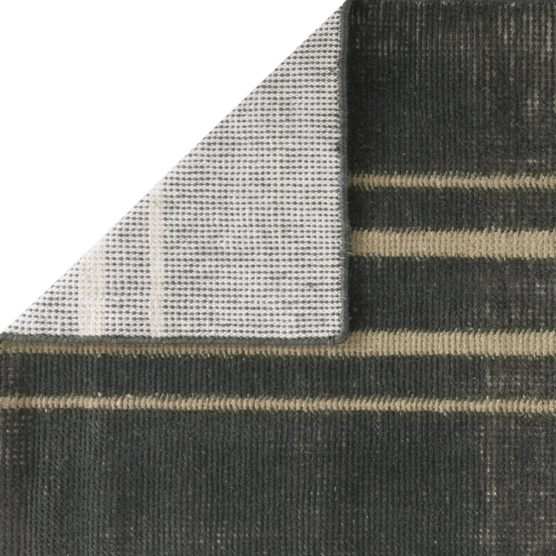 Wendy Jane Geometric Area Rug in Charcoal, Rectangle 10' x 14'
