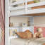 Lit superposé avec tablettes, lit en bois d'hévéa avec tête de lit à tablettes, barrières de sécurité et échelle, convertible en 2 lits-1142970070