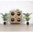 Adcock Artificial Palm Tree in Black Pot, 55in UV Resistant Faux Palm Plant for Home Indoor-51946280