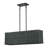 Arsdale 3 Light Black Medium Linear Chandelier