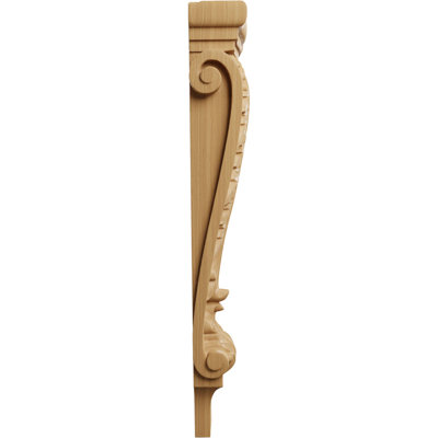 Support en bois / corbeau H 22 po x l 6,25 po x P 3 po