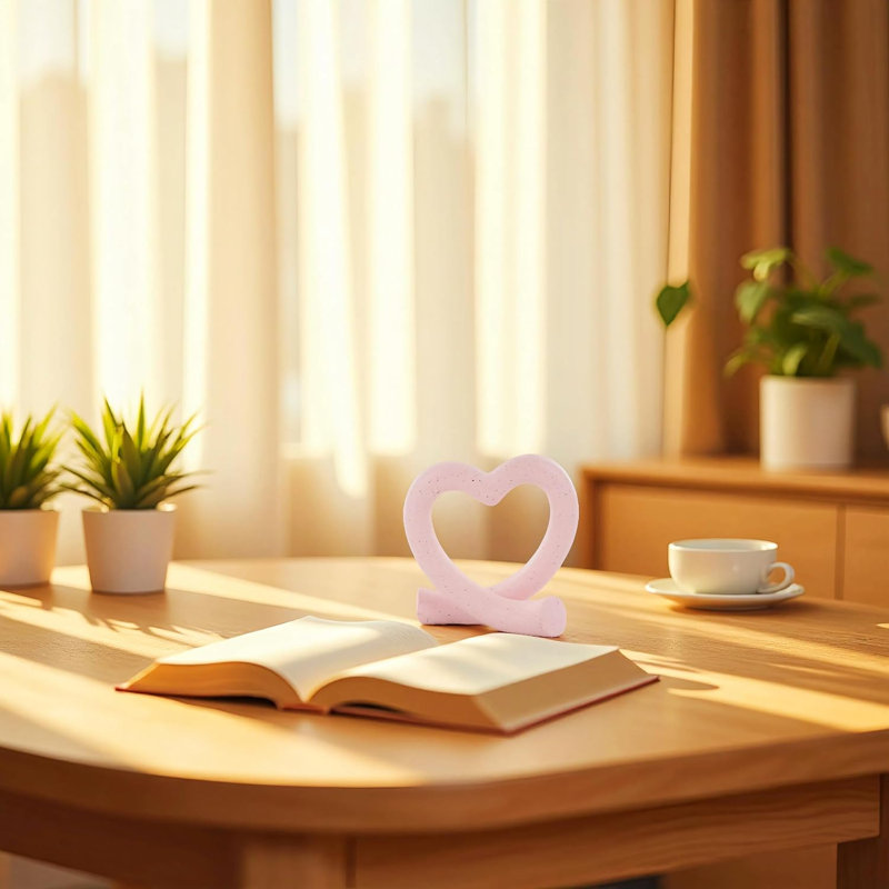 Ornement de table Modern Love Line rose