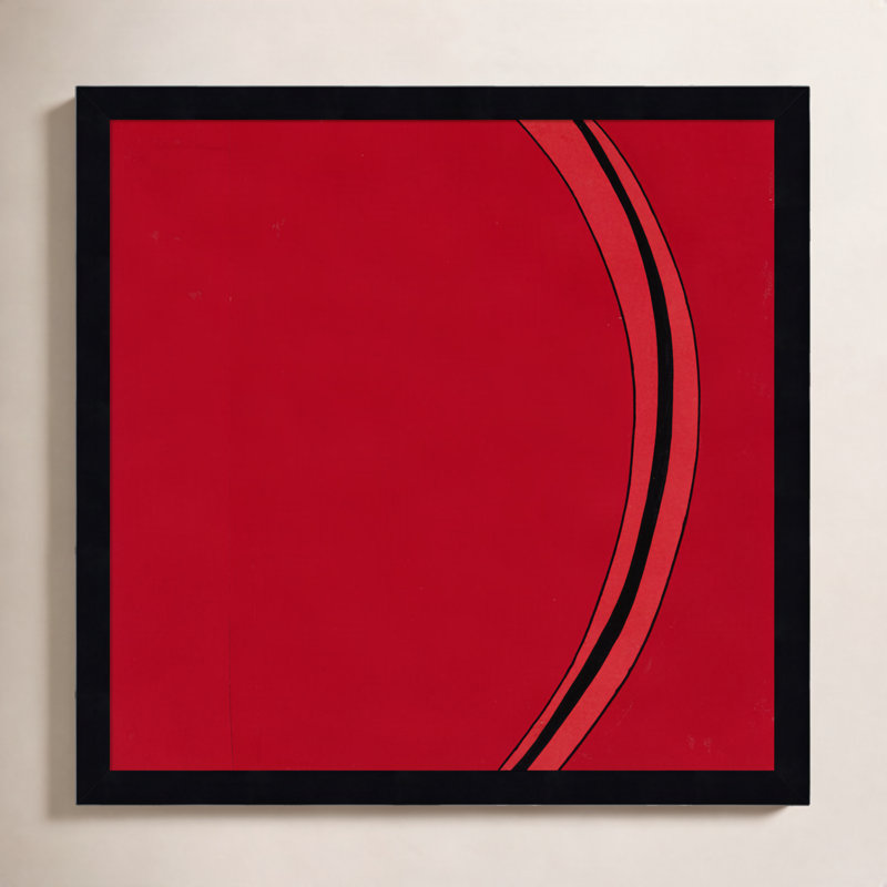 " Segment " by Alex Dunn, Black, 17" H x 17" W