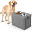 Resin Elevated Dog Feeding Station with Storage – Large-137785333