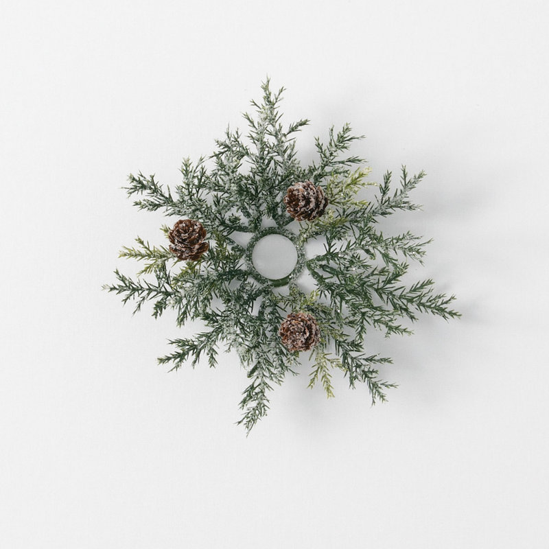 Couronne arborvitae artificielle 7 po