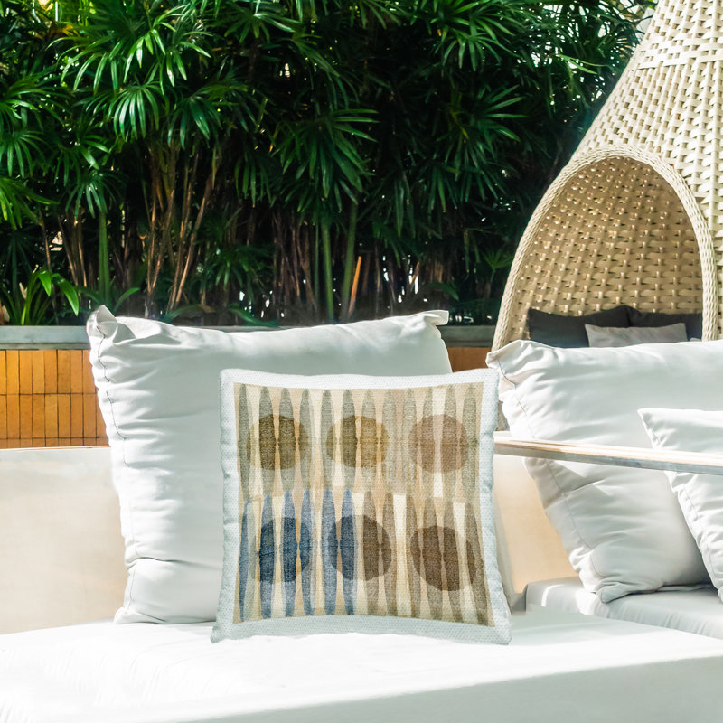 Abstract Outdoor Throw Pillow