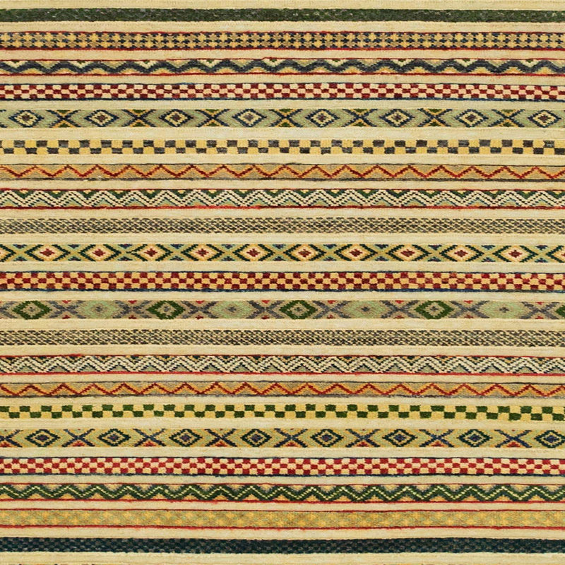 Tapis abstrait moderne 2258ABS2268, Carré 3 pi