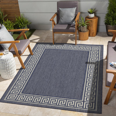 Tapis intérieur / extérieur bleu Sunshine