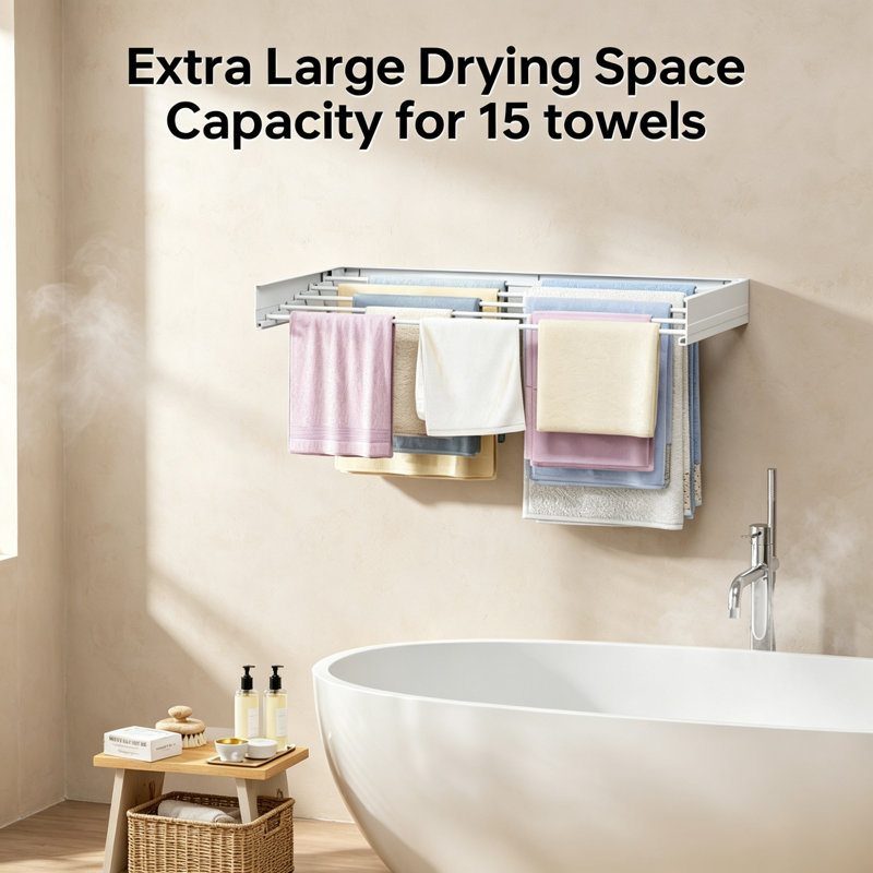 Metal Wall-Mounted Drying Rack