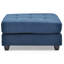 Repose-pieds élégant bleu marine contemporain-355734024