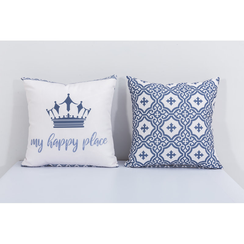 Alamosa Indoor / Outdoor Geometric Square Cushion Cover