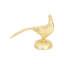 Figurine de paon en fonte Fynnigan