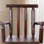 Tabouret de bar et de comptoir pivotant en bois massif-406106994