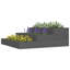 Anneclaar Self-Watering Wood Raised Garden Bed-440056945-440056947