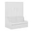 Grand lit escamotable mural avec coussin-112715780