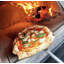 Four à pizza alimenté au bois avec plateau en acier inoxydable-16748876-16748878