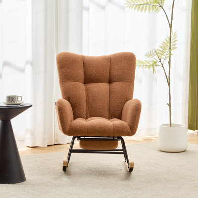 Ensemble de chaise berçante et berçante à oreilles Teddy