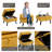 Jonilda Upholstered Accent Chair and Ottoman with  Adjustable Backrest-92280722