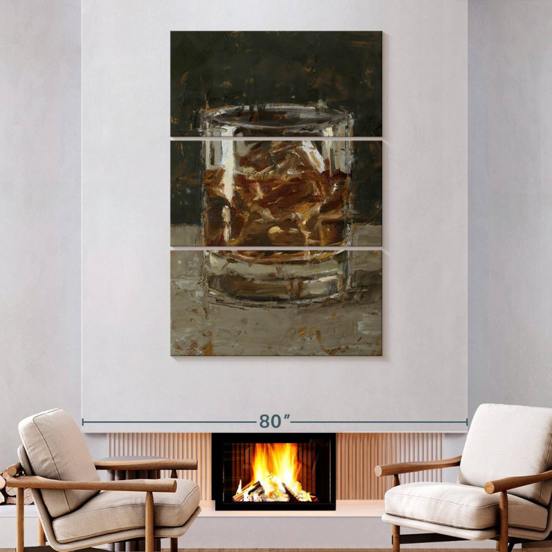Yarlin The Hard Stuff I, 74" H x 48" W
