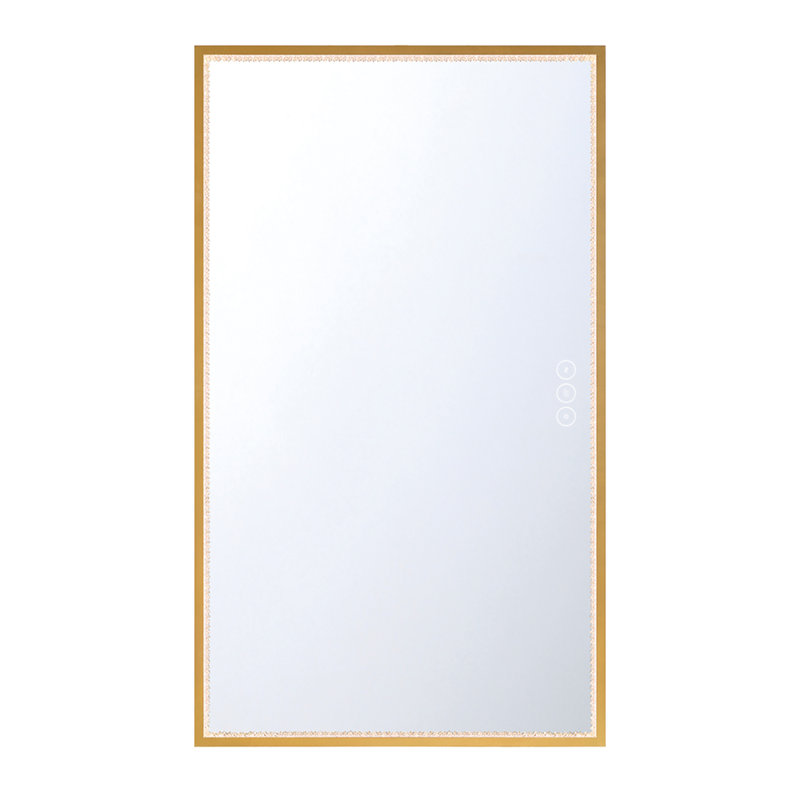 Cerissa Rectangular Mirror, 54" x 32", Gold