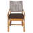Brown White Wash / Dark Brown 100% Cotton