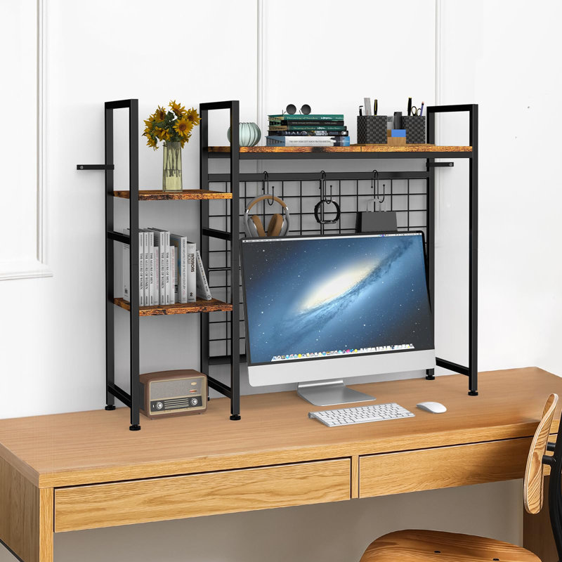 77.4cm H x 94.9cm W Metal Bookcase