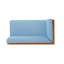 BANC D'ANGLE GAUCHE EN X-1063930556