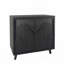 Armoire de rangement moderne en bois noir