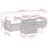  5 Piece Patio Sofa Set With Cushions Poly Rattan Acacia-223953946-223953947